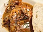New Orleans-style BBQ shrimp from Mr. B's Bistro, in New Orleans