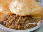 Chole bhature from Nagpal's Corner in Delhi, India.