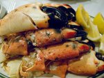 Florida stone crab claws from Joe's Stone Crab in Miami, Florida