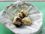 Pinoy-style siomai steamed pork dumplings (shumai) in Cebu, Philippines