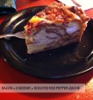 Bacon + Cheddar + Roasted Red Pepper Quiche